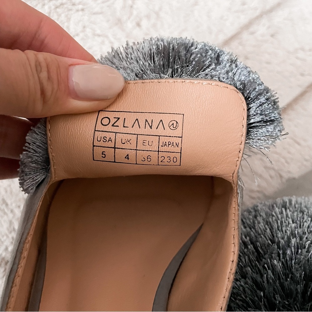 OZLANA Fur Pom Pom Flats (Fashion House) - Picture 8 of 8